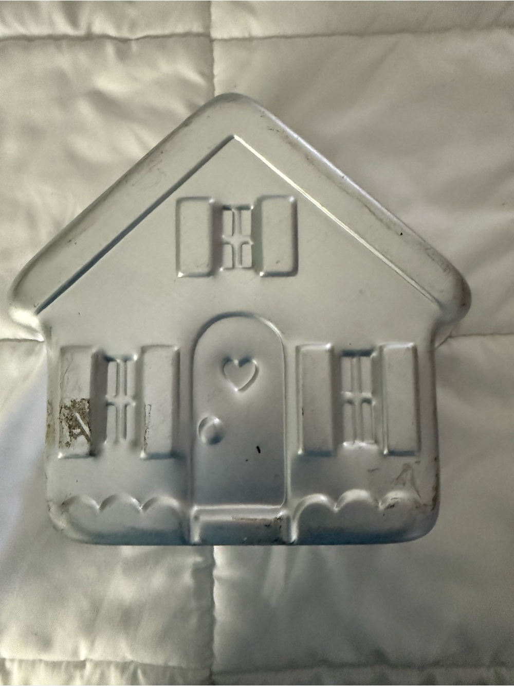Wilton Silver House Shaped Wall Plaque